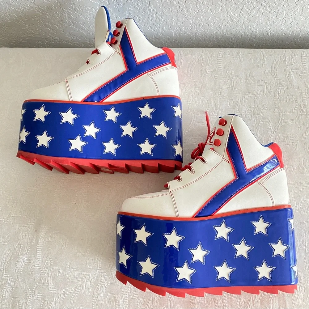 Y.R.U. Star Qozmo Platform Sneakers